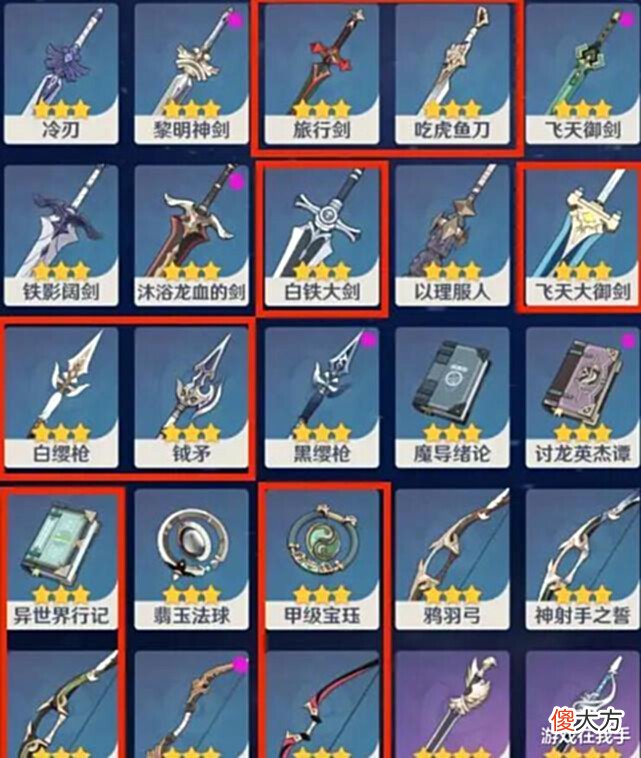 【游戏世界】原神:这几把三星武器,给特定角色,比专武还好用!