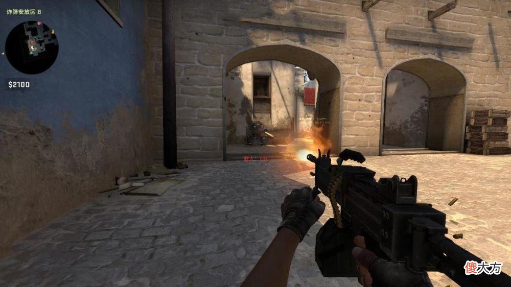 【游戏世界】CSGO火力最猛的武器，新手就算不会玩，也能拿着它无脑突突突