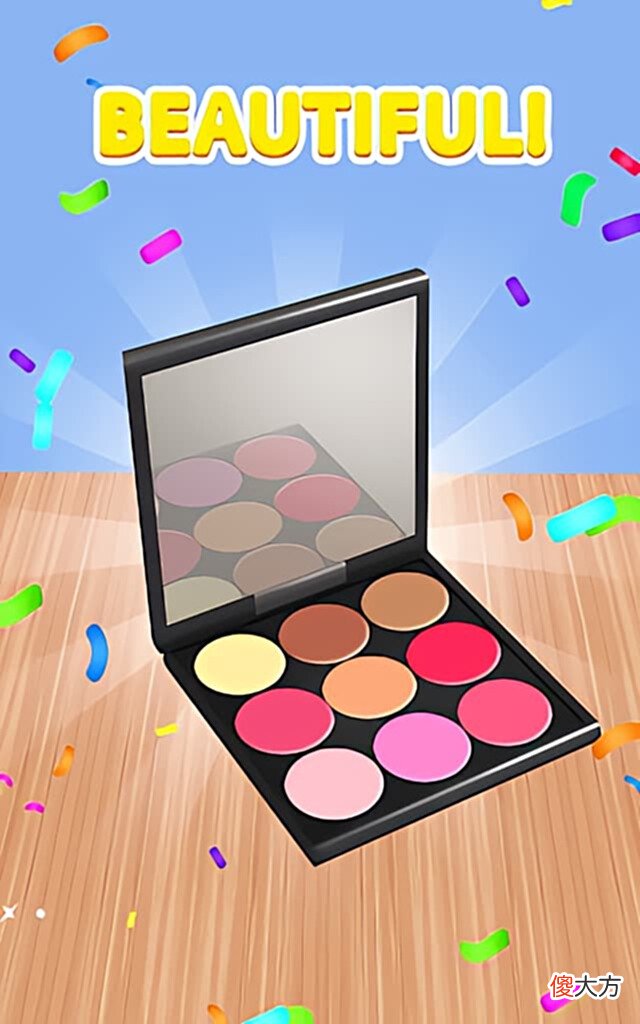 【游戏世界】CrazyLabs自制眼影盘模拟游戏《MakeupKit》定制个性色彩