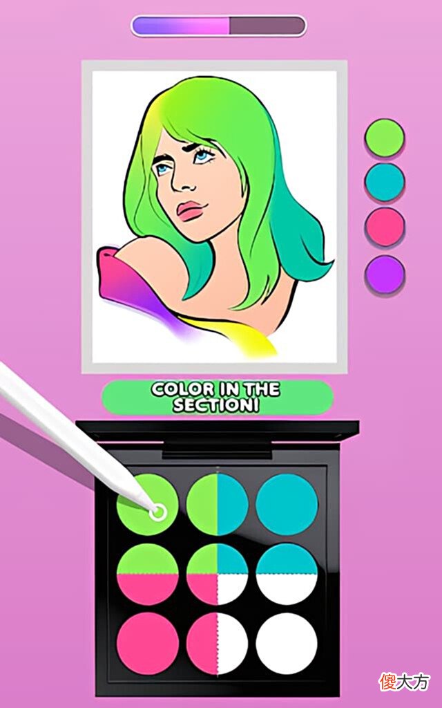 【游戏世界】CrazyLabs自制眼影盘模拟游戏《MakeupKit》定制个性色彩
