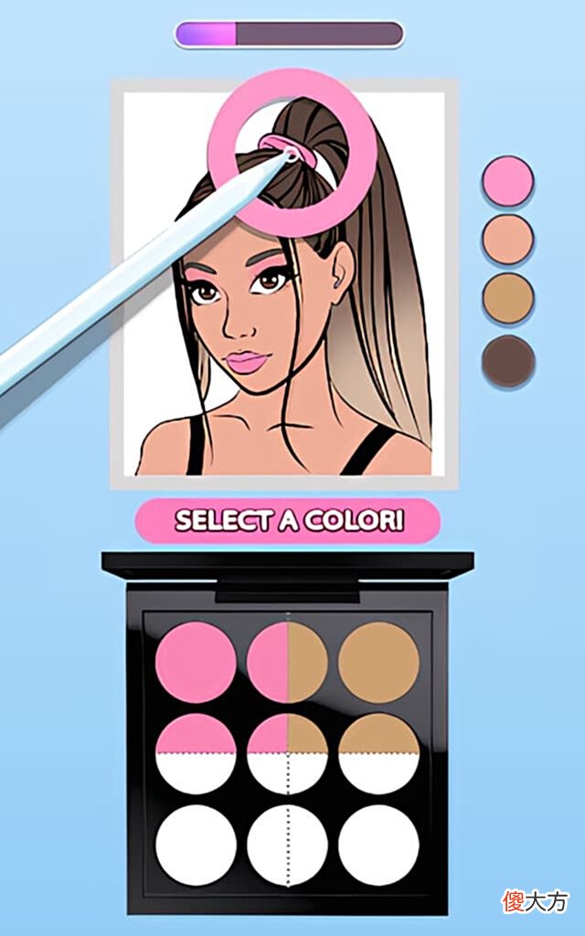 【游戏世界】CrazyLabs自制眼影盘模拟游戏《MakeupKit》定制个性色彩
