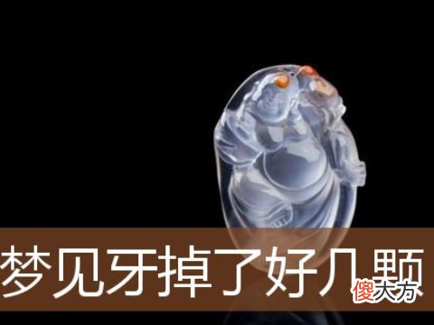 梦见前面牙齿掉了好几颗