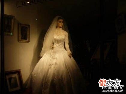 帕斯卡拉干尸新娘真相 与真人长得一样的婚纱模特