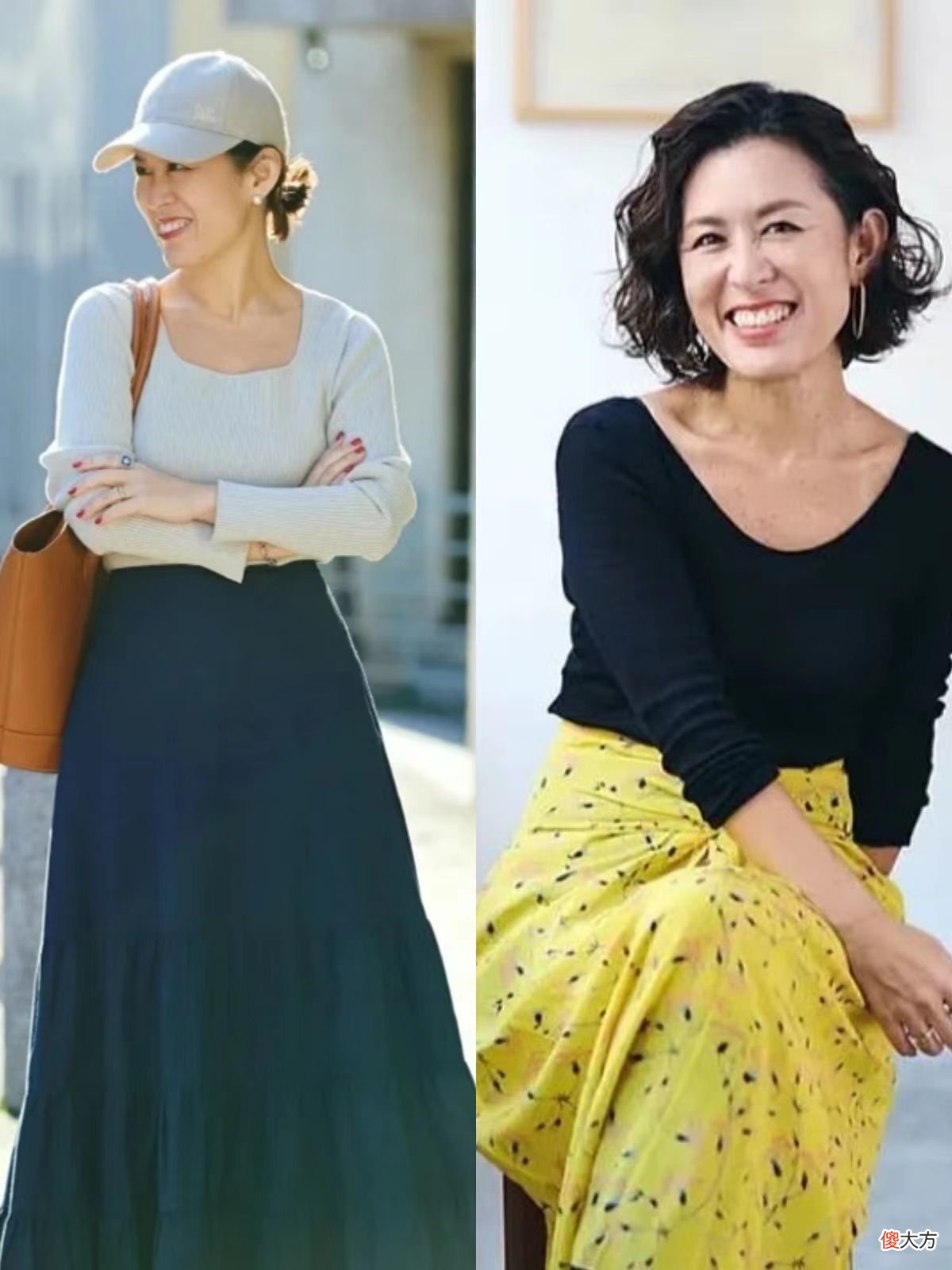 【时尚一点】论打扮优雅就服这4位日本大姐，简约得体又高级，各有各的魅力
