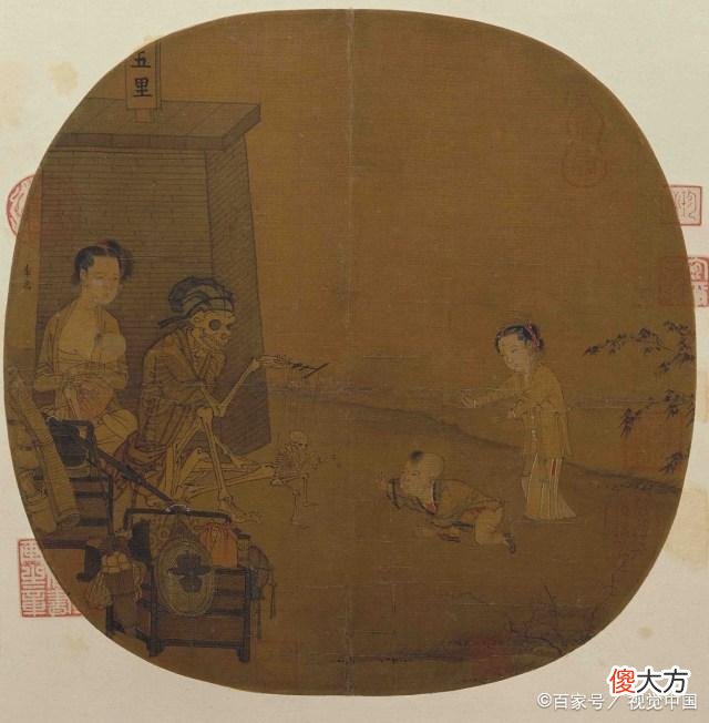 故宫这幅鬼图，800多年无人能看懂，放大10倍，网友：越看越可怕