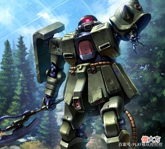 【游戏世界】高达周边插画合集：正常比例的警长暴风高达，你喜欢哪一款？