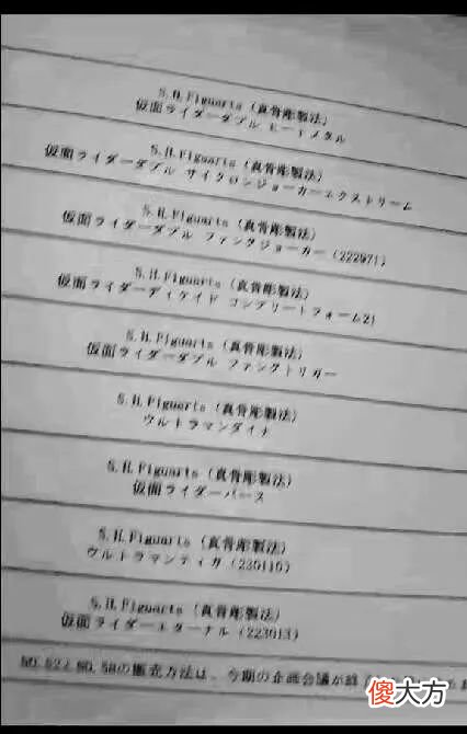 【游戏世界】假面骑士真骨雕未确认情报公开，W系列被疯狂推出