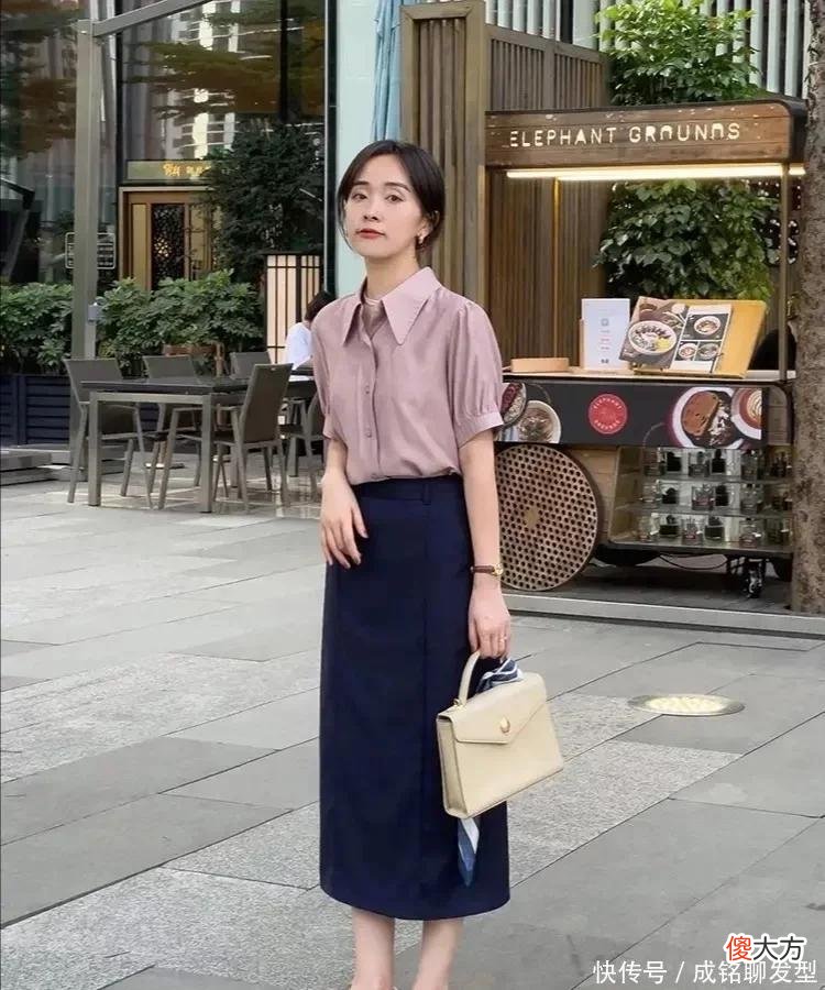 【就爱时尚】适合成熟女人的优质穿搭，把“直筒裙”搭配好，有品位更显气质