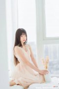 【就爱时尚】蜜柚色的无袖连衣裙夏日里穿着甜美感十足