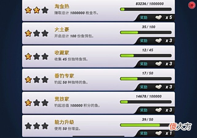 【游戏世界】积少成多塑造钓鱼专家《钓鱼大对决》成就系统带你获取闪亮称号