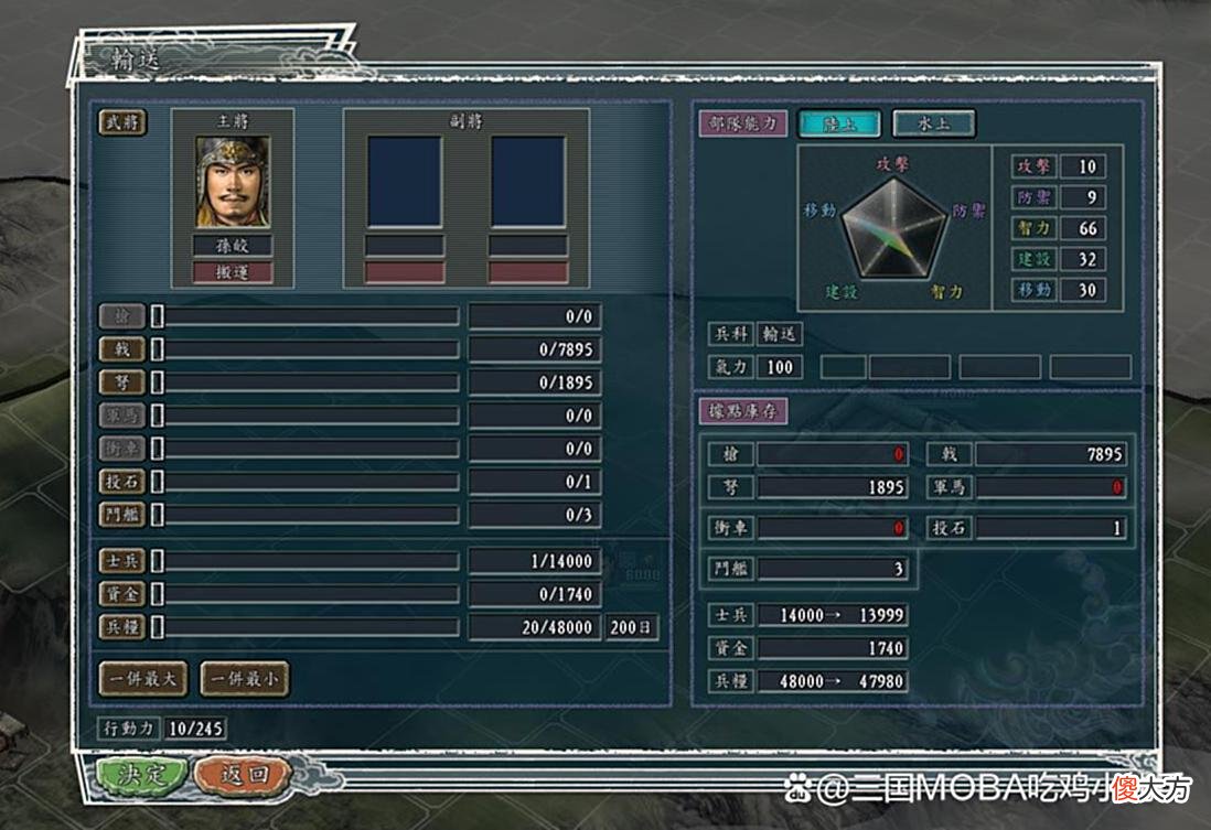 【游戏迷】三国志11各兵种的移动力怎么样？并不固定，地形不同移速也不同