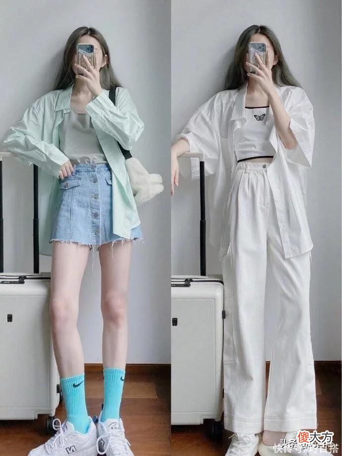 【就爱时尚】屏幕前的你不能错过这20套造型，干净少女又分外清爽，贼有氛围感
