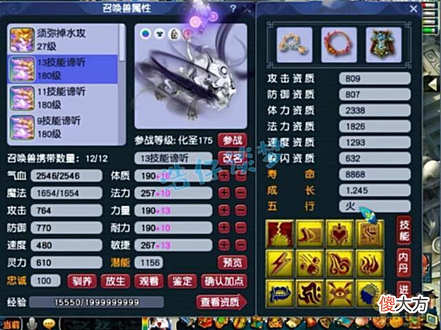 【游戏迷】梦幻西游：175豪门服战女儿村，拥有6只顶级谛听，傲视众服战队