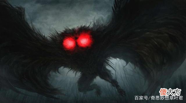 “天蛾人”频繁被目击：长有巨大翅膀和红眼，每次出现都带来厄运