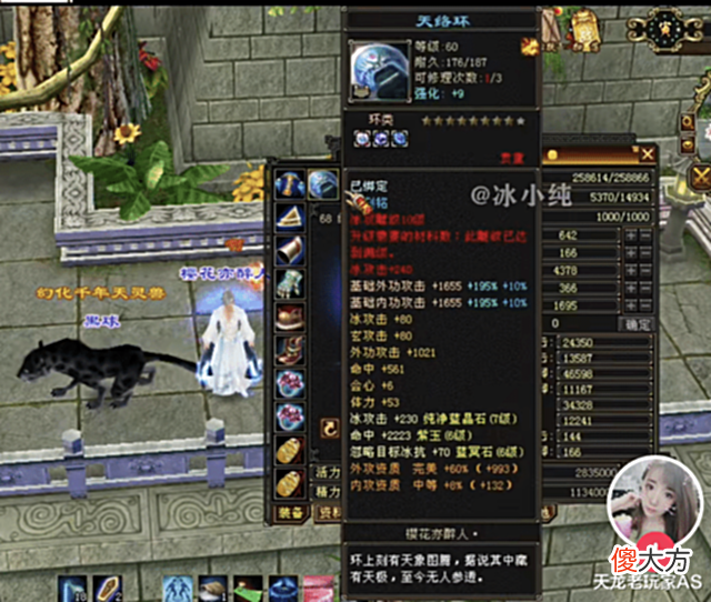 【游戏迷】天龙怀旧服:仙侣卡69七级大佬升级了?一身60极品装备花了50万