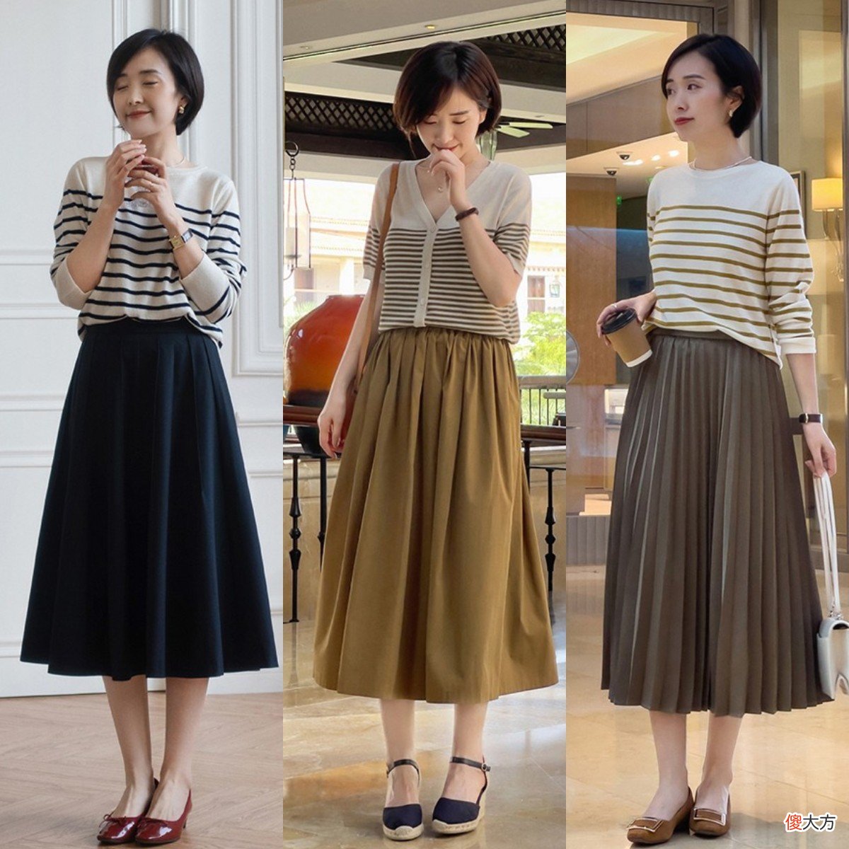 【时尚一点】40岁女人穿“半身裙”的时候，掌握4个穿搭要点，气质又显瘦