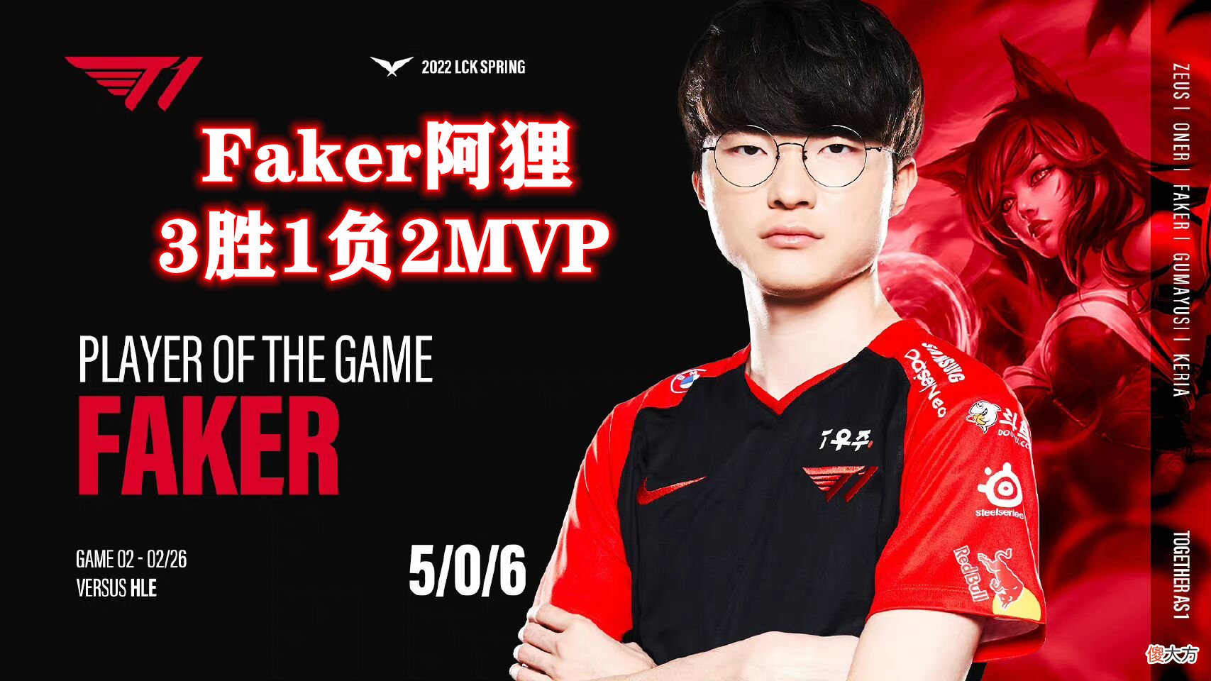 【游戏世界】Faker阿狸3胜1负2个MVP！LPL赛区10场比赛仅赢3场，版本陷阱？