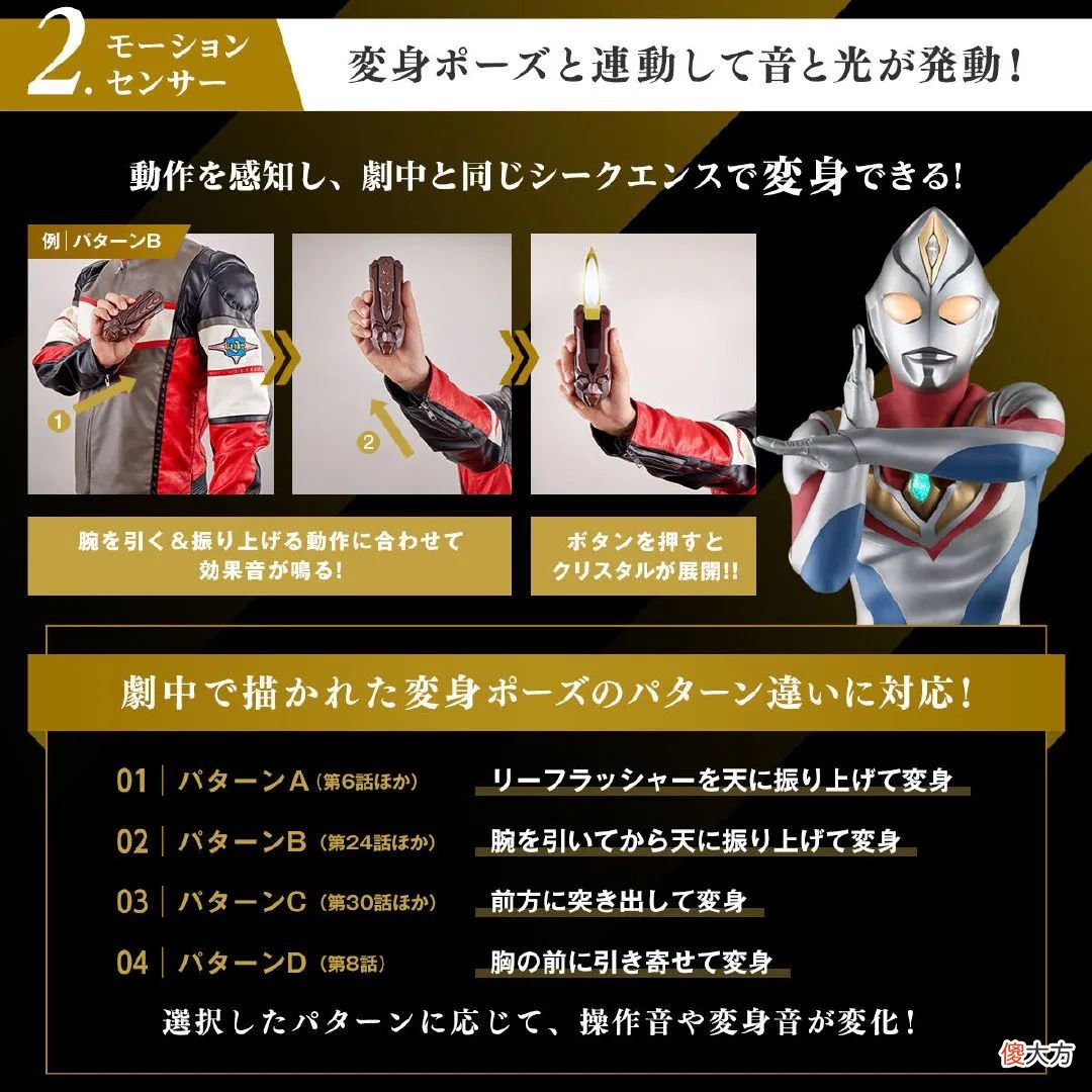 【游戏迷】戴拿奥特曼闪光剑25周年纪念版公开,完全新规,未收录台词