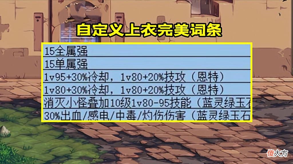 【游戏世界】DNF：自定义完美词条汇总！异常流派崛起，30%伤害谁与争锋