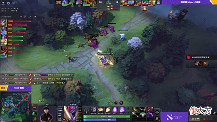【游戏迷】Dota2-阿灵顿Major:耻辱性大败!RNG竟然被OG打了个“12投”?