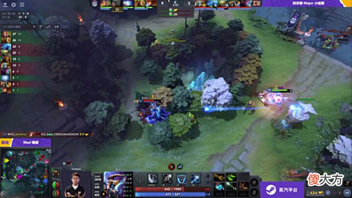 【游戏迷】Dota2-阿灵顿Major:耻辱性大败!RNG竟然被OG打了个“12投”?