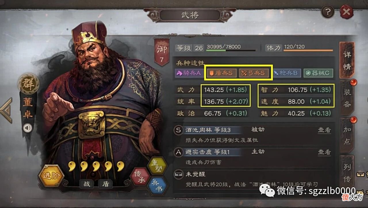 【游戏迷】三国志战略版董卓拆解还是培养，董卓加华佗蔡文姬击败吕布很容易