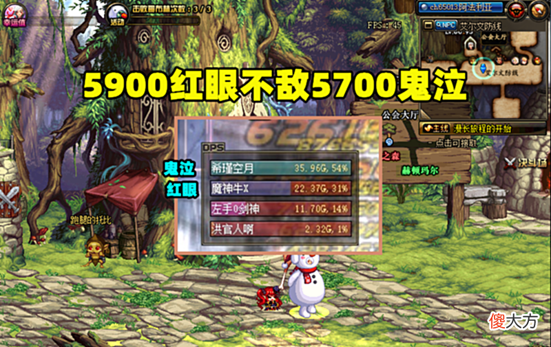 【游戏迷】DNF：5900至尊红眼，输出不敌同队鬼泣，细节警察重拳出击