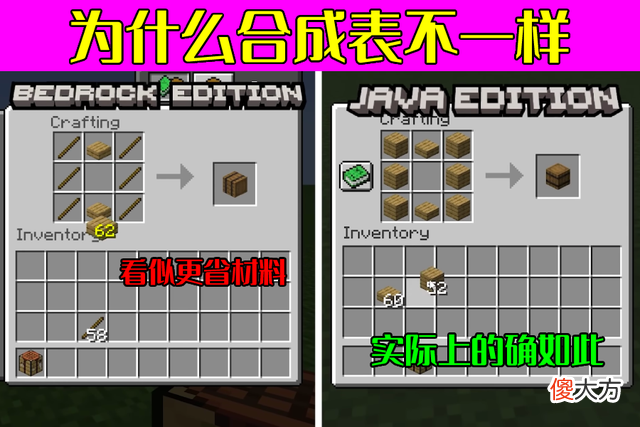 【游戏世界】你所不知道的《我的世界》，猪着火会跳水，基岩比Java谁科学？
