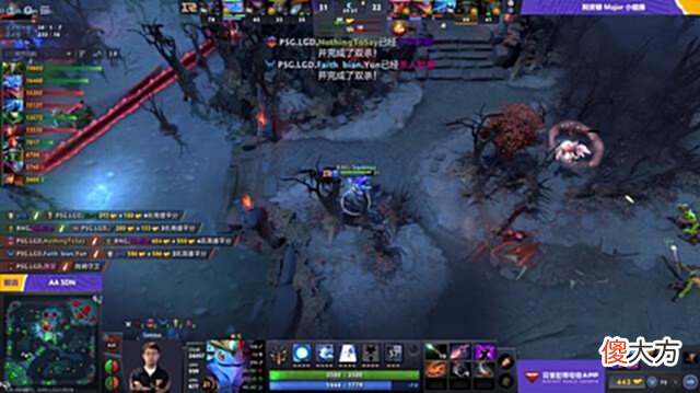 【游戏迷】DOTA2-Major小组赛：巨大优势再被翻，RNG0-2不敌PSG.LGD