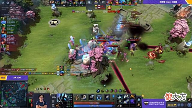 【游戏迷】DOTA2-Major小组赛：巨大优势再被翻，RNG0-2不敌PSG.LGD