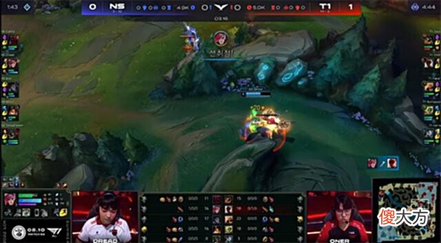 【游戏迷】LOL-LCK：Faker沙皇对位单杀Bdd阿狸，T1鏖战三局2-1险胜NS