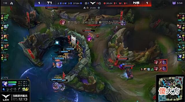 【游戏迷】LOL-LCK：Faker沙皇对位单杀Bdd阿狸，T1鏖战三局2-1险胜NS