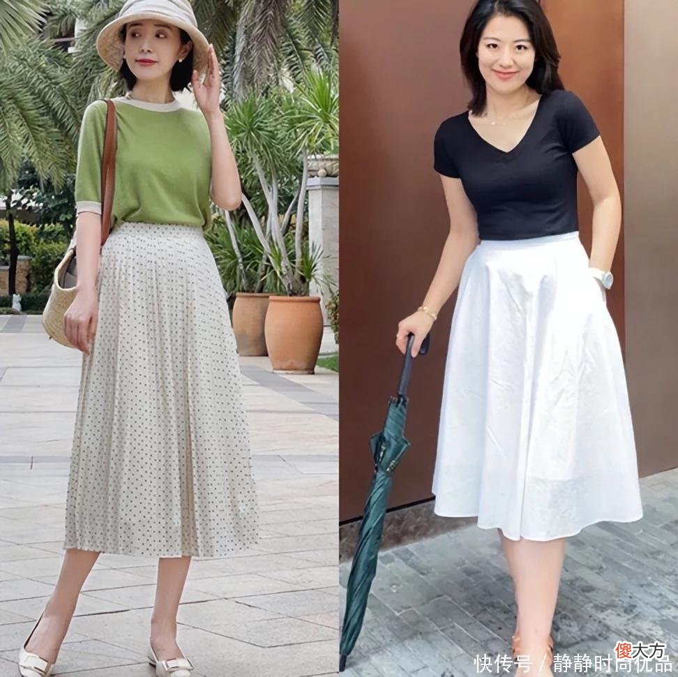 【就爱时尚】40岁左右的女人，天热了这样穿美出新高度，减龄又不失精致