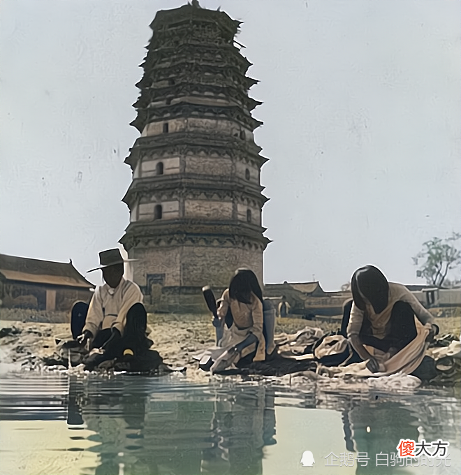 【爱历史】民国老照片:正定的阳和楼、青宫太保坊、华塔、青塔、木塔等风貌