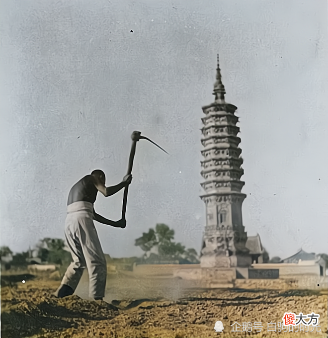 【爱历史】民国老照片:正定的阳和楼、青宫太保坊、华塔、青塔、木塔等风貌