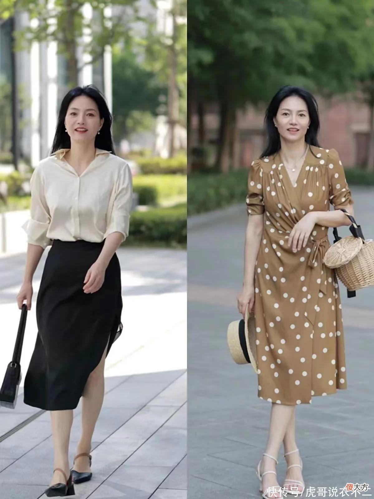 【就爱时尚】比30岁女人还美的50岁妈妈，除了会保养、仪态好外，穿衣也很得体