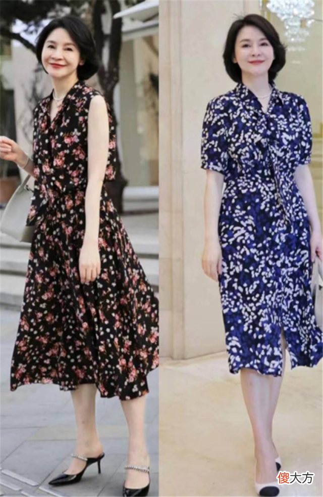 【就爱时尚】女人上了年纪,气质是高级还是油腻?看她穿的裙就知道,差别很大