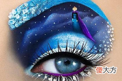 哪只带彩绘的眼睛 测你近期的爱情和事业发展走势(图文)