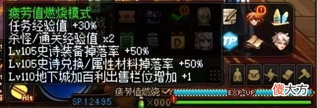 【游戏世界】dnf：新增噩梦难度与英豪模式，新增燃烧疲劳值功能