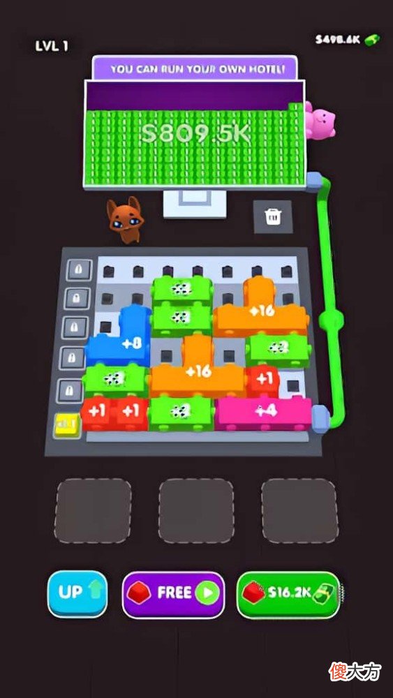 【游戏世界】Rollic组合键盘休闲游戏《Button Fever》合成排列自定义
