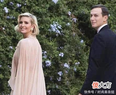 【就爱时尚】伊万卡真是人间尤物，裸色连衣裙配金色短发，透视披肩美炸了