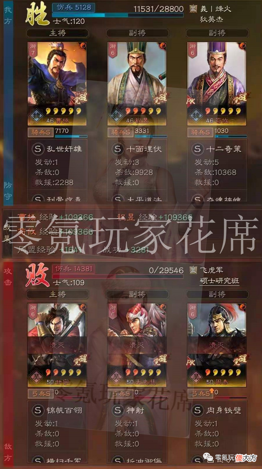 【游戏世界】魏骑:郭嘉+钟会+荀攸
