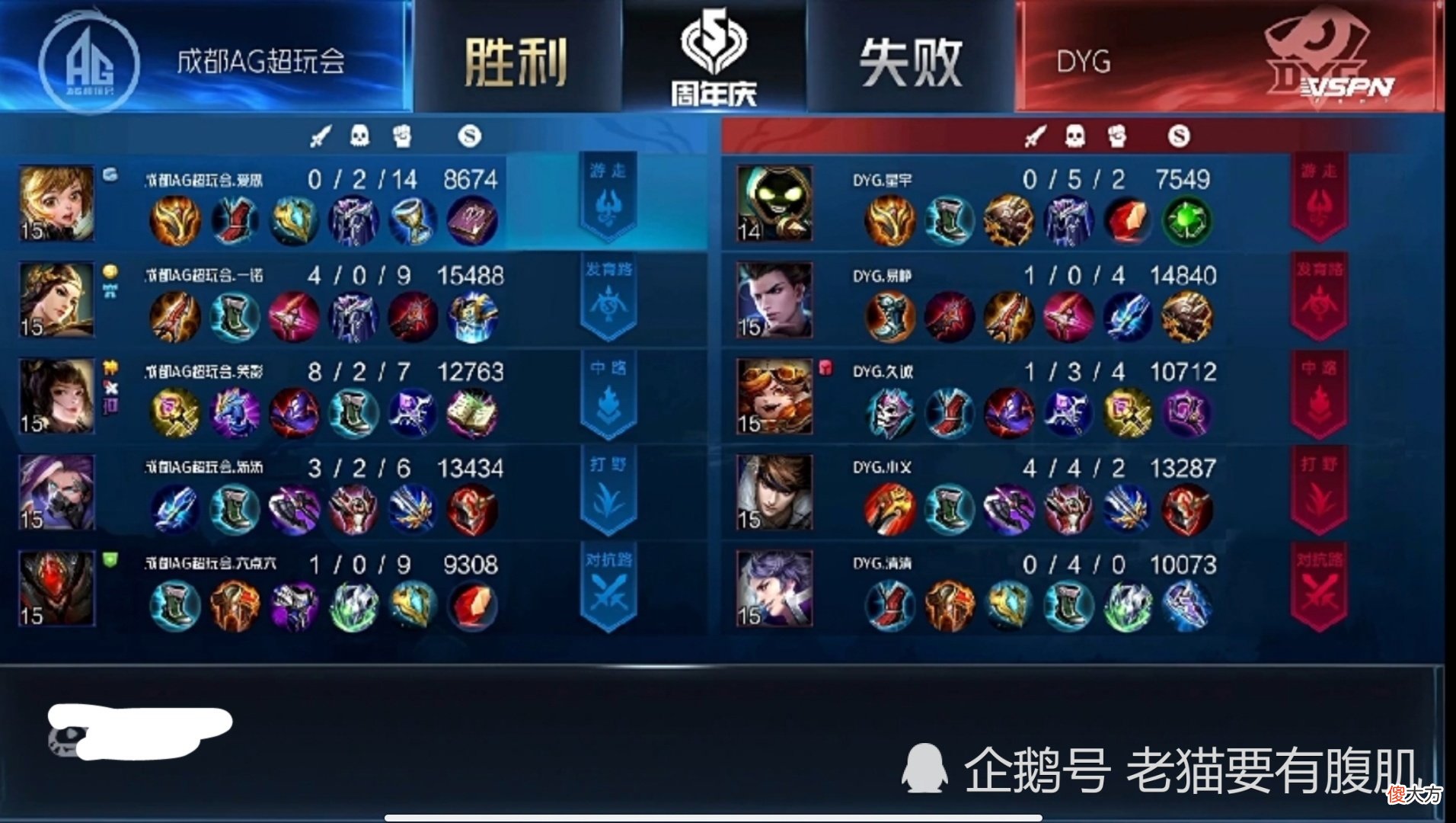【游戏世界】AG三比零DYG，稳住榜首