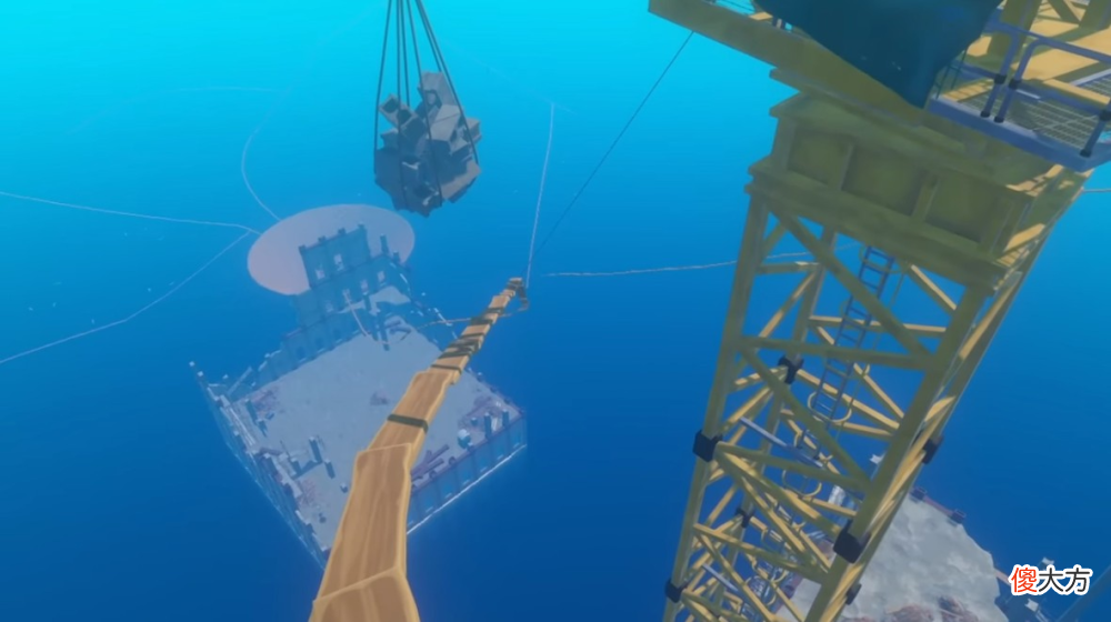 【游戏世界】《raft》玩家花9小时盖出一个龙卷风木筏设计图
