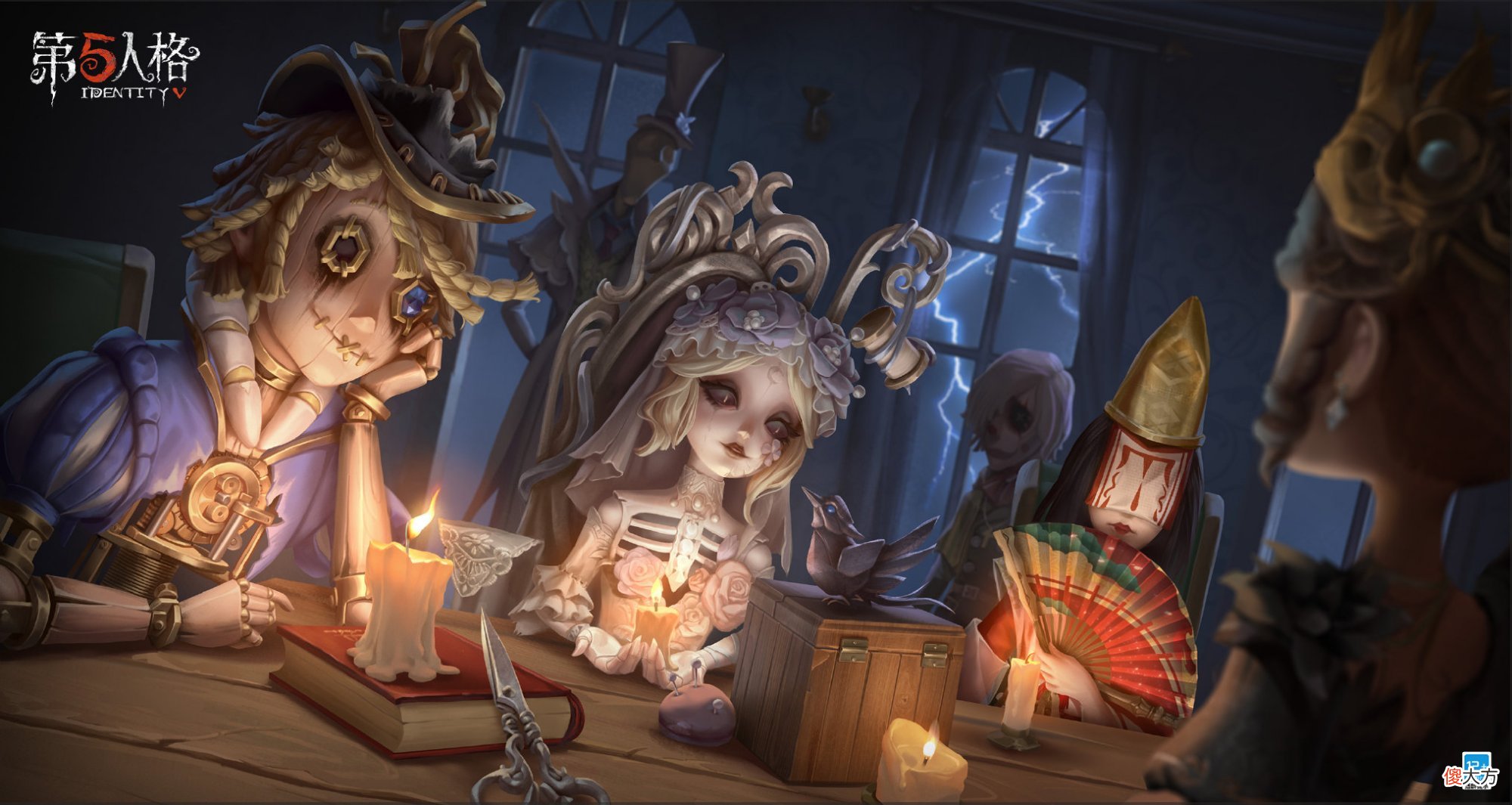 【游戏世界】第五人格：“祈雨之女”般若相曝光，眼冒绿光面若男性，有点东西