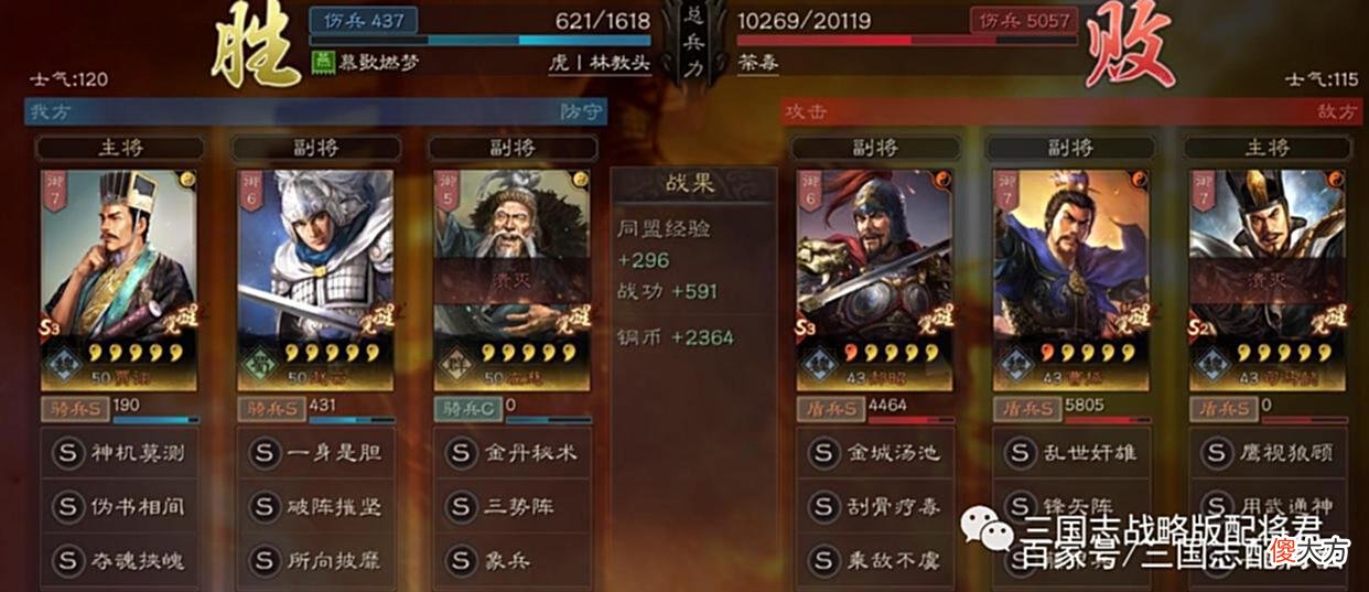 【游戏迷】三国志战略版赵云三势阵，1618残兵打赢2W兵司马盾！
