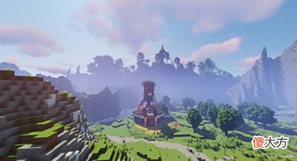 【游戏世界】玩家在《Minecraft》盖出了《旷野之息》海拉鲁王国，可免费下载