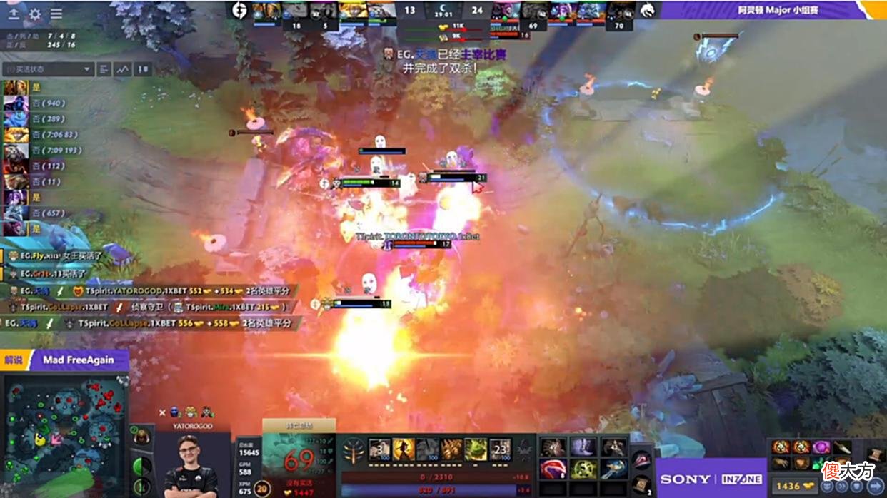 【游戏世界】Dota2-阿灵顿Major：TI魔咒延迟生效？TSpirit被状态低迷的EG打穿