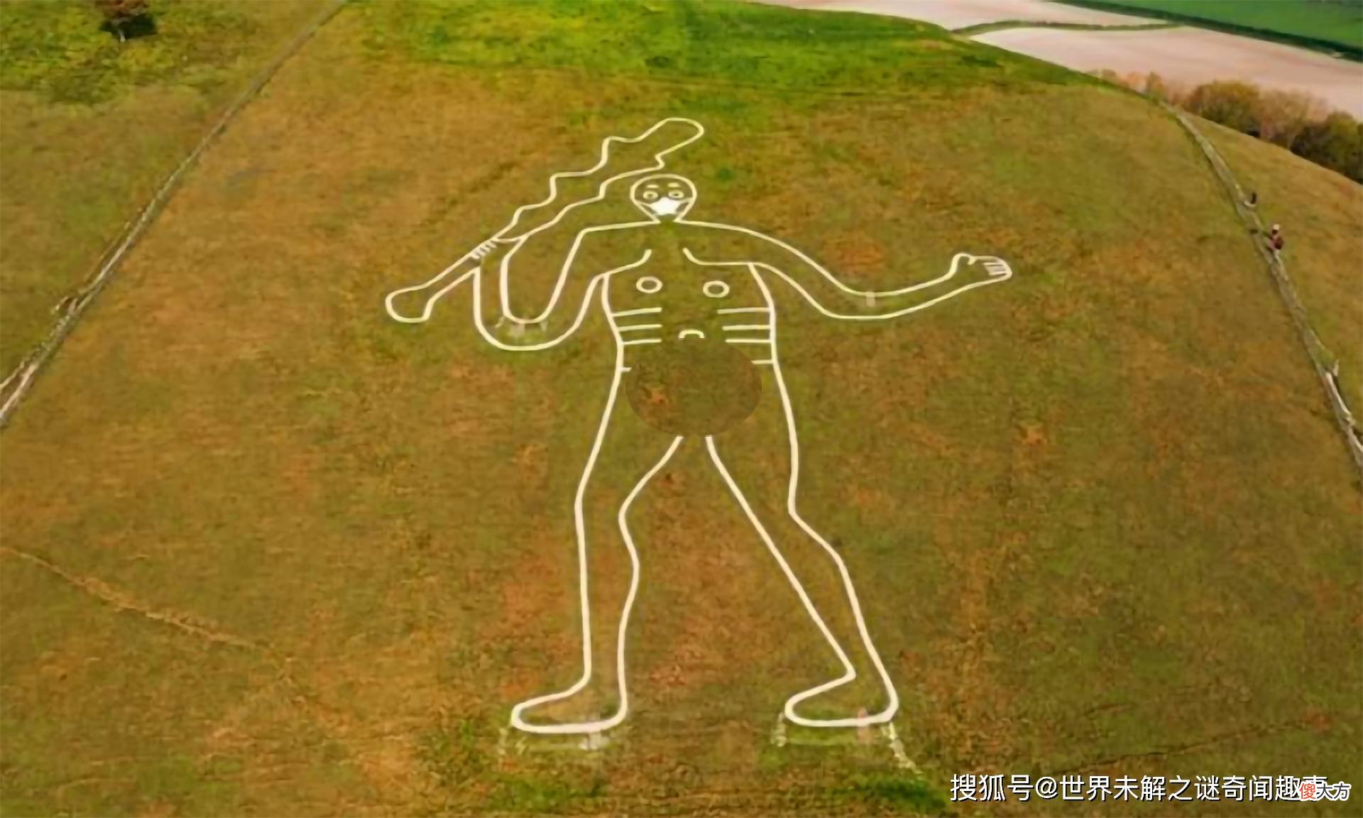 澳洲发现巨人像，高4200米，清晰可见，不是人类画的？
