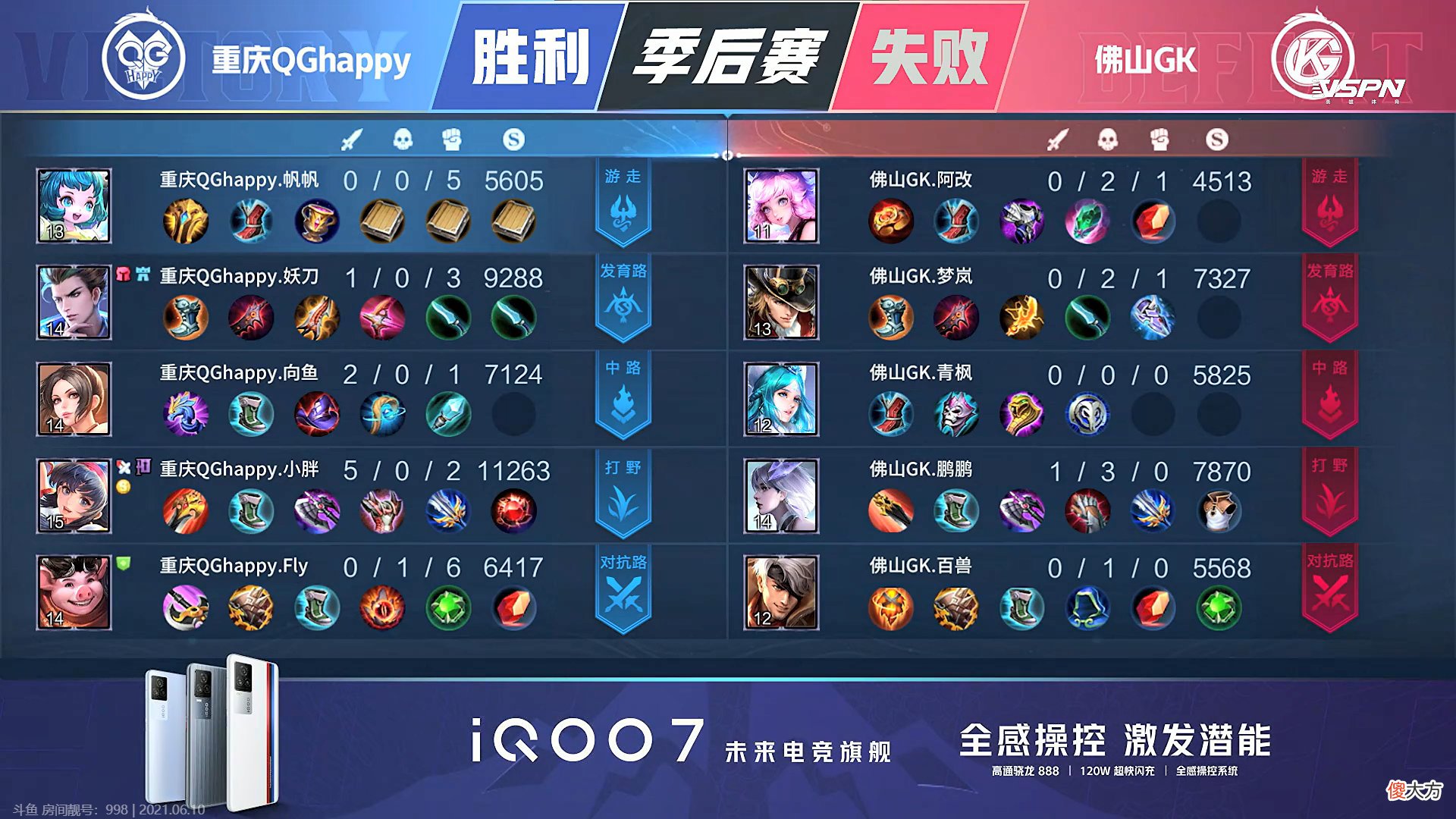 【游戏世界】QG12分钟平推GK，寒夜：GK好菜，感觉根本不是QG的对手！